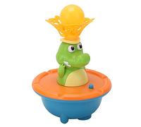 Cryfokt Adorabile Giocattolo da Bagno per Bambini in Coccodrillo con Spruzzo D'acqua con Luci per Divertirsi Nella Vasca 5 modalità in Plastica 14 X 12 X 13 Cm (ORANGE)