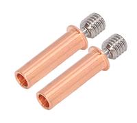 Cryfokt Affidabile 2 Pezzi Ugello Gola Bimetallico Spezza Calore per Stampante 3D CR 6 SE, Adatto per Diametro Consumabile di 1,75 Mm, Facile Installare, per Modello CR 6 SE