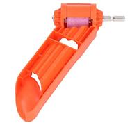 Cryfokt Affilatrice per Punte Al Corindone, Efficiente Affilatrice Universale per Punte da Trapano per Utensili Elettrici Smerigliatrice, Strumento Portatile per Affilare da Trapano per gli (ORANGE)