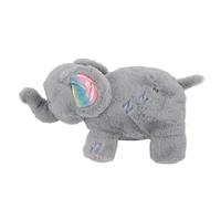 Cryfokt Aiuto per Dormire in Peluche con Elefante Che Respira, per un Ambiente di Sonno Sereno per i Bambini - 13,8 X 7,9 X 5,9 Pollici (Grigio chiaro)