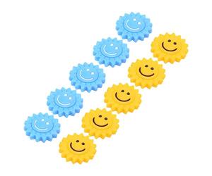 Cryfokt Ammortizzatori di Vibrazioni per Racchette da Tennis in Silicone Ammortizzatore per la Riduzione degli Urti sulla Racchetta da Tennis per Giocatori di Blu/Giallo 10 Pezzi