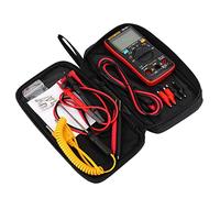 Cryfokt AN8009 Multimetro Compatto True RMS con Display Retroilluminato per Test Elettrici, Comodo per Lavori di Laboratorio, Misuratore Professionale di Rosso