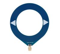 Cryfokt Antenne Donut WB, Antenne Portatili Compatte e Leggere da 10kHz a 180MHz a Larga Frequenza, a Onde Corte con Interfaccia Maschio SMA per Radio da Campeggio all'aperto ((Blu) SMA Maschio)