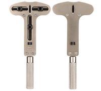 Cryfokt Apriscatole per Retro Dell'orologio con Design Zigrinato a Tre Griffe Facile Presa e funzionalità Antiscivolo per lo Strumento di Riparazione Dell'orologio