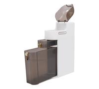 Cryfokt Armadietto Portaoggetti Stretto in PC PP Cassetto Trasparente Facile mobilità Piccolo Organizer per Bagno Lavanderia (3 strati)