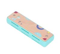 Cryfokt Armonica per Bambini, Strumento Musicale Giocattolo, Espandi gli Orizzonti Musicali Armonica per Bambini, Compagna di Viaggio Ideale per, Legno di Faggio Premium (BLUE)