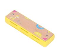 Cryfokt Armonica per Bambini, Strumento Musicale Giocattolo, Espandi gli Orizzonti Musicali Armonica per Bambini, Compagna di Viaggio Ideale per, Legno di Faggio Premium (YELLOW)