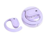 Cryfokt Auricolari per Traduzione AI Display Digitale Wireless Bluetooth 5.4 con Cancellazione Attiva del Rumore per Viaggi D'affari Design Ergonomico 2 unità (PURPLE)