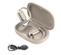 Cryfokt Auricolari Wireless, Cuffie BT 5.4 con Gancio Aperto per l'orecchio con Driver Dinamico da 13 Mm IPX5 Impermeabile Riproduzione 5-6 Ore per Musica da Gioco Sportiva (Nudo)
