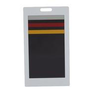 Cryfokt Badge ID Intelligente, Display Rosso in Bianco e Colorato e Carta d'identità Carta