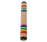 Cryfokt Bastone della Pioggia in Legno, Giocattolo Colorato per la Pioggia, Suono Rilassante per la Prima Educazione, Faggio Naturale, Lunghezza 35 Cm, 1 unità