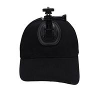 Cryfokt Berretto da Baseball con Supporto per Action Camera per ONE X X2 X3 X4 - Supporto Sicuro e Affidabile per gli Sport All'aria Aperta (BLACK)