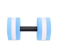 Cryfokt Bilanciere con Manubri per Acqua Fitness per Allenamento Bodybuilding per Curl con Braccia Pressate Sul Petto, Schiuma EVA di qualità Verde, 1 Paio (BLUE)