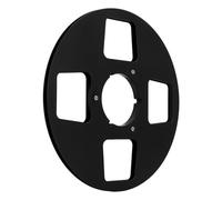 Cryfokt Bobina di Nastro Vuota in Lega di Alluminio da 10,5 Pollici per Lettore da Bobina a Nastro, qualità del Suono Migliorata per Studer, Design Universale da 1/4 di Pollice, a 4 Fori (Black)