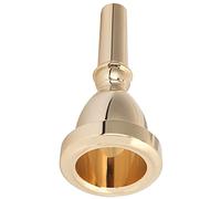 Cryfokt Bocchino per Corno, Accessorio per Strumenti Musicali in Rame Resistente All'usura Durevole per Suonatori di Basso Tuba (GOLD)