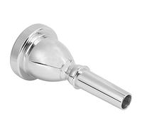 Cryfokt Bocchino per Corno, Accessorio per Strumenti Musicali in Rame Resistente All'usura Durevole per Suonatori di Basso Tuba (SILVER)