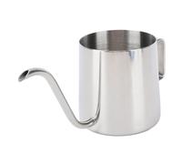 Cryfokt Bollitore a Goccia, 304 Bollitore a Collo di Cero in Acciaio Inossidabile, Design Compatto, Caffettiera da Campeggio per Viaggiare per la Macchina per caffè per caffè e Birra Al (350ML)