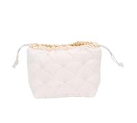 Cryfokt Borsa per Cosmetici Trapuntata con Coulisse Elegante Custodia per Trucchi per Organizer Viaggio per Articoli Toeletta, Compagna Quotidiana Leggera e Alla Moda per Prodotti per la Cura della