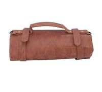 Cryfokt Borsa per Taglierini da Intaglio, Custodia per Rotoli da Intaglio in Pelle PU con 10 Scomparti con Tracolla Rimovibile, Lunga Durata e Resistente All'usura, Bella e Pratica