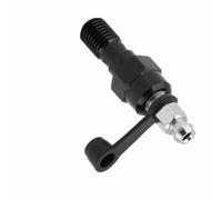 Cryfokt Bullone Banjo Freno Moto M10 X 1,0 Mm di Alta qualità, Nipplo Vite di Spurgo con Tappo Antipolvere per Blocchi D'aria Problematici, Molte Applicazioni Motociclistiche (BLACK)