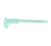 Cryfokt Calibro a Corsoio, Strumento di Misurazione in Plastica da 150 Mm Precisione 0,05 Mm Calibro per Visualizzazione Gradi Meccanici Leggeri con Scala a Doppia Regola per Esposizione Scolastica