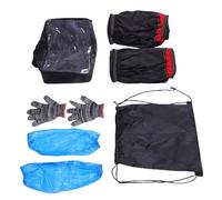 Cryfokt Calzini per Pneumatici per Auto, Materiale Morbido Antiusura, Forte Trazione per e Ghiaccio Dispositivo di Sicurezza Invernale Antiscivolo con Maniche Protettive