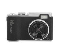 Cryfokt Camera Digitale 4K per Fotografia, Fotocamera CCD Vintage di Registrazione Video da 64 MP Ricaricabile con Schermo da 2,4 Pollici, Zoom Digitale (64GB)