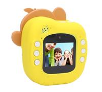 Cryfokt Camera Istantanea Termica, Telecamera Istantanea Cartoon Monkey Inkless 48MP FHD per i più Piccoli per Regali di Compleanno