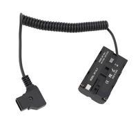 Cryfokt Camera NP F550 Batteria Fittizia, D Tocca NP F550 Dummy -akku Completamente Decodificato Tramite la Protezione dell'alimentazione per il Monitor