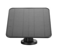 Cryfokt Caricatore a Pannello Solare per Videocitofono 3+ 12W Staffa Regolabile Impermeabile a 360 Gradi, Materiale Siliconico Monocristallino ABS (CSP5W-O-B)