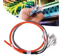 Cryfokt Cavo a Treccia in Fibra 12- Multimodale LC/UPC-62.5/125 per Reti Stabili, Plug and Play per Sistemi di Comunicazione in Fibra Ottica