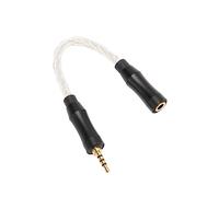 Cryfokt Cavo da 3,5 Mm a 2,5 Mm Adattatore per Cuffie Durevole per Amanti della Musica Connettore Placcato Oro da, Pollici (SILVER)