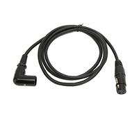 Cryfokt Cavo da Maschio a Femmina Xlr, Hiless Hi -fi -sound self blocking Pin 3 Pin Cavo Xlr Argento per il Palcoscenico
