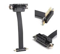 Cryfokt Cavo di Prolunga PCI-E da 8 Gbps con Indicazione LED per Schede Ad Alta velocità per Installazione Server 1U PE+rame Stagnato+TPE