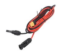 Cryfokt Cavo di Ricarica Solare Adattatore XT60 per Centrale Elettrica Portatile, Cavo Spesso 12 AWG Lungo 2 M, Trasmissione Stabile per la Ricarica del Pannello Solare, Adatto per Pannelli Solari di