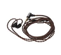 Cryfokt Cavo per Auricolari a 2 Pin da 0,78 Mm con Microfono per 1964 UE3X UE18 W4R, Filo di Rame per Ossigeno, Spina da 3,5 Mm, Adatto per TRN ZS10 ES3, Cavo di Aggiornamento di Ricambio