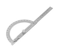 Cryfokt Cercatore del Righello Angolare del Goniometro Ad Alta Precisione in Acciaio Inossidabile per Ingegneria, Progettazione Architettonica, Artigiani (120x150mm Gamma da 0 a 10 cm)