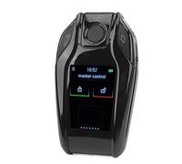 Cryfokt Chiave Auto Intelligente con Display LCD, Telecomando con Funzione | Cassa in Lega di Zinco, Bluetooth 5.0, Standby 100 Giorni, Batteria Integrata 450mAh, Sblocco/blocco Automatico, Avvio con