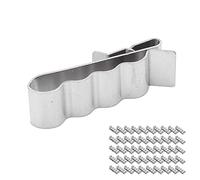 Cryfokt Clamp/Holder per Cavi in acciaio Inossidabile 304 50 Pezzi per Pannello Solare, Funzionamento Sicuro per Telaio del Modulo e Binario di Guida