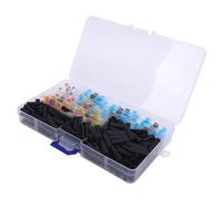 Cryfokt Collegamenti a Filo di Tenuta in, Calore -ir -branco butt Butt Splice Collegamento Nylon Aumento della Sicurezza per i Camion per l'avvio (300 pezzi)