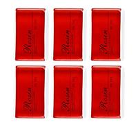 Cryfokt Colofonia per Violino Controllo Liscio a Bassa Polvere per Violino Violoncello Strumento Viola Universale 6 Pezzi (rosso)