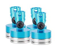 Cryfokt Colonna Magnetica per Auto RC Dal Design Speciale da 4 Pezzi per AXIAL SCX10, Installazione Semplice e Uso Affidabile (BLUE)