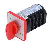 Cryfokt Commutatore a Camma 4 Terminali Selettore di Montaggio del Controllo di Posizione a 3 Posizioni - Ideale per Circuiti di Controllo Motore