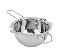 Cryfokt Comodo Contenitore per Sciogliere il Cioccolato, Beccucci Doppi in Acciaio Inossidabile 304, Vaso da 500 Ml per Realizzare Candele Dolci