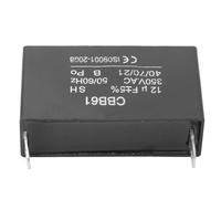 Cryfokt Con il Foro di Assemblaggio AC 350 -V Condensatore, 12 UF -capacitor, un Comodo Motore di Condizionamento dell'aria di Installazione per l'avvio del Motore della Ventola Benzingeneratore