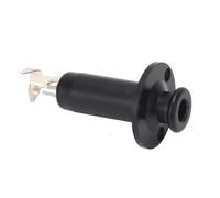 Cryfokt Connettore Jack di Uscita Compatto con Pin in Metallo, Installazione Semplice per Chitarre Elettriche Acustiche (BLACK)