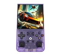 Cryfokt Console di Gioco Portatile retrò da 4 Pollici, Console per Videogiochi Multiplayer con Oltre 60 Emulatori, Pocket Classic Video Player per Il Viaggio (Purple Chiaro)