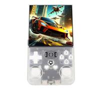 Cryfokt Console di Gioco Portatile retrò da 4 Pollici, Console per Videogiochi Multiplayer con Oltre 60 Emulatori, Pocket Classic Video Player per Il Viaggio (Trasparente)