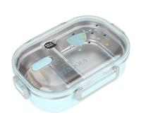 Cryfokt Contenitore per il Pranzo Box a Tenuta Stagna in Acciaio Inossidabile Rosa da 650 Ml per Bambini e Studenti, Cucchiaio Portatile Incluso (BLUE)