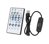 Cryfokt Controller per Strisce LED, modalità Musica App per Cambiare Colore RGB, Telecomando Controller per Strisce LED da 5 V con Terminale a 3 Pin per Luminose